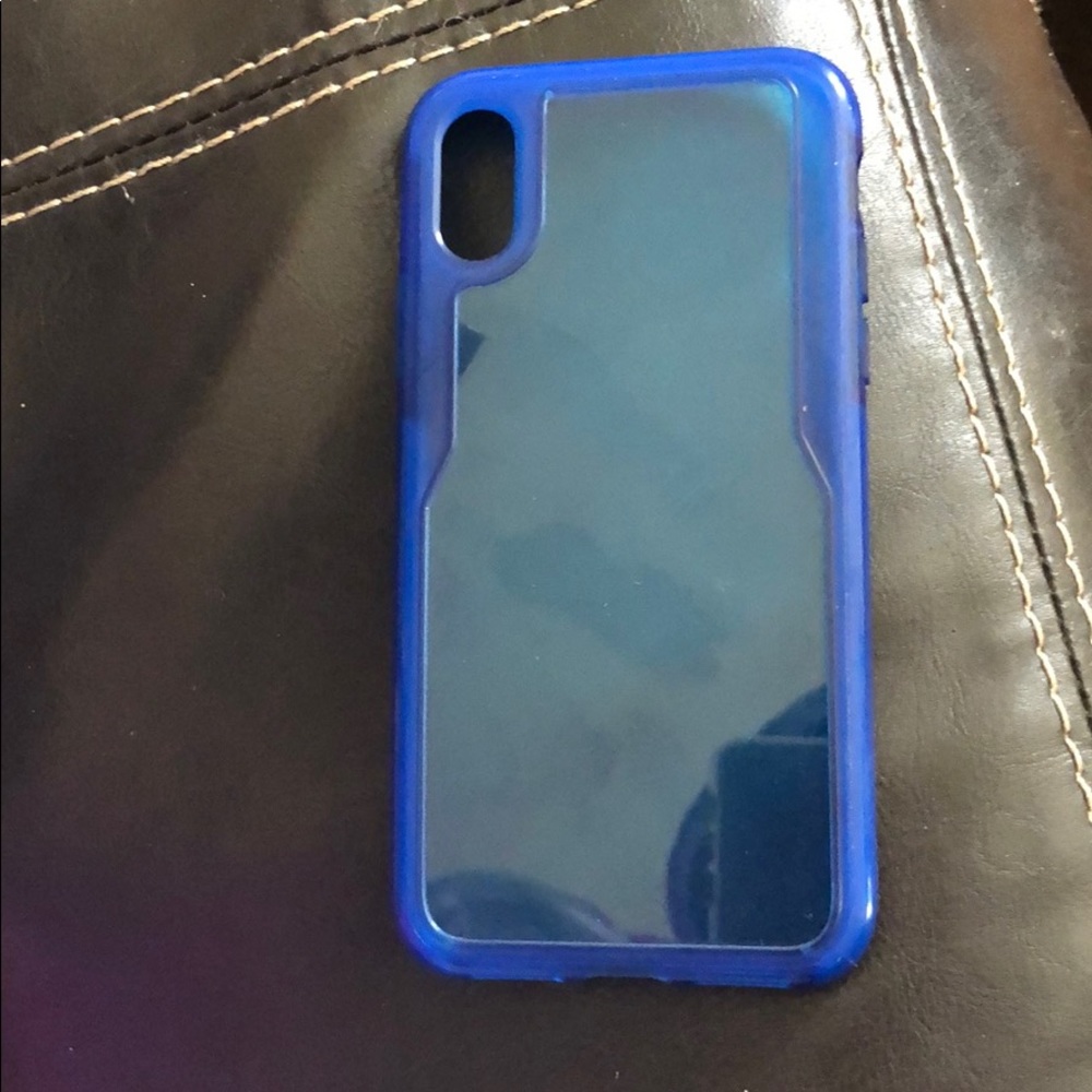 iPhone X case blue